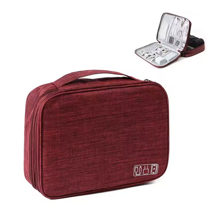 Sac de Rangement de Câbles Étanche | Organisateur d’Accessoires Électroniques & de Voyage