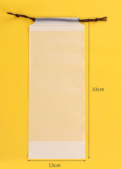 Lot de 5 Sacs de Rangement Étanches pour Parapluies | Réutilisables & Translucides