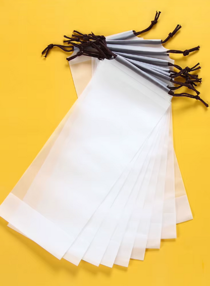 Lot de 5 Sacs de Rangement Étanches pour Parapluies | Réutilisables & Translucides