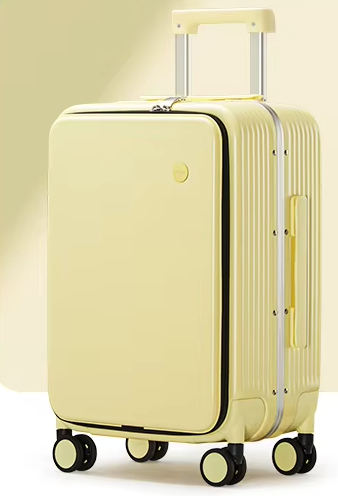 Mixi Valise à Cadre Aluminium & Roulettes | Cabine Premium avec Port USB & Support Téléphone