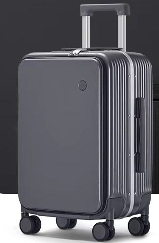 Mixi Valise à Cadre Aluminium & Roulettes | Cabine Premium avec Port USB & Support Téléphone