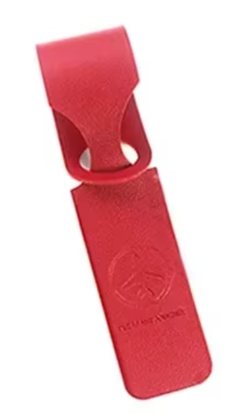 Étiquette de Bagage Discrète en Cuir | Identification Élégante pour Valise & Sac