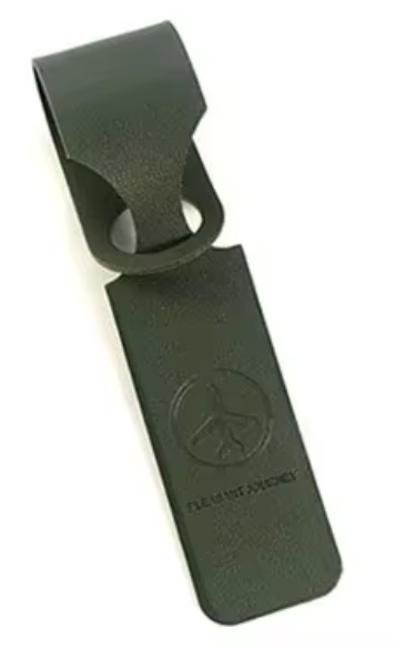 Étiquette de Bagage Discrète en Cuir | Identification Élégante pour Valise & Sac