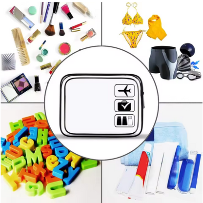 Trousse de Toilette Transparente Étanche | Organisateur Voyage Hommes & Femmes