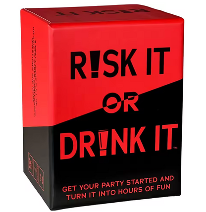 Risk It or Drink It | Jeu de Cartes à Boire Amusant pour Soirées Adultes