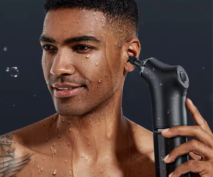 Kit de Nettoyage d’Oreilles Électrique 4 Modes | Élimination du Cérumen Douce & Efficace | Rechargeable, Étanche & Hygiénique