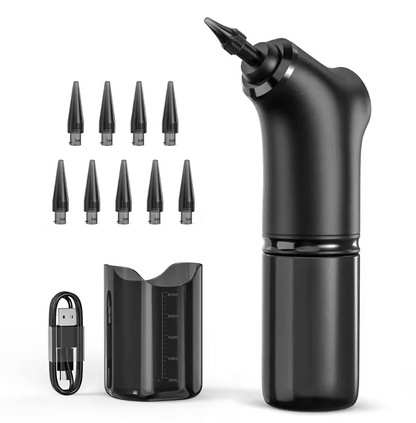 Kit de Nettoyage d’Oreilles Électrique 4 Modes | Élimination du Cérumen Douce & Efficace | Rechargeable, Étanche & Hygiénique