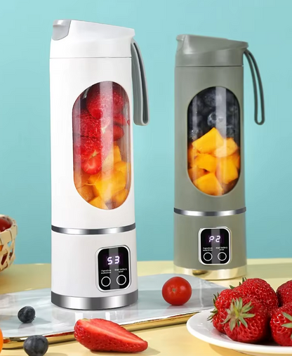 Mixeur Portable 10 Lames 3 Vitesses | Presse-fruits & Smoothies Rechargeable USB | 450 ml