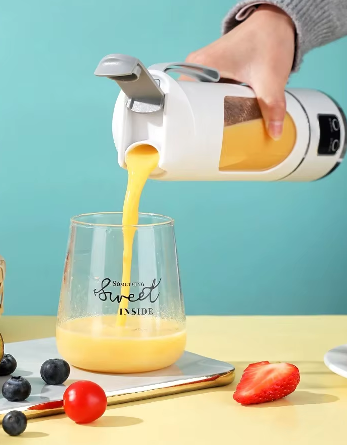 Mixeur Portable 10 Lames 3 Vitesses | Presse-fruits & Smoothies Rechargeable USB | 450 ml