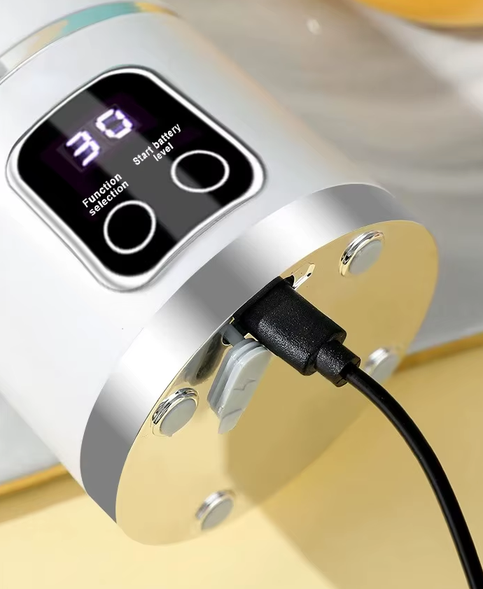 Mixeur Portable 10 Lames 3 Vitesses | Presse-fruits & Smoothies Rechargeable USB | 450 ml