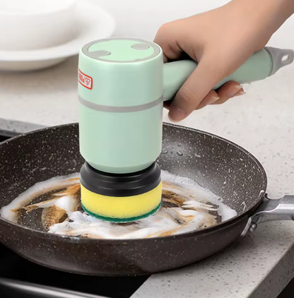 Brosse de Nettoyage Électrique Rechargeable | Cuisine, Salle de Bain & Carrelage