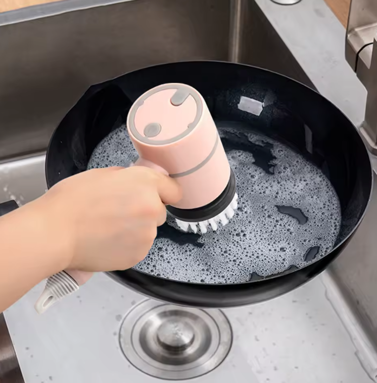 Brosse de Nettoyage Électrique Rechargeable | Cuisine, Salle de Bain & Carrelage