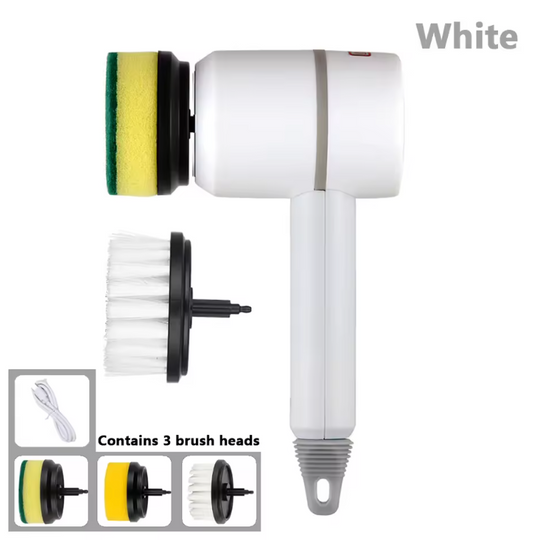 Brosse de Nettoyage Électrique Rechargeable | Cuisine, Salle de Bain & Carrelage